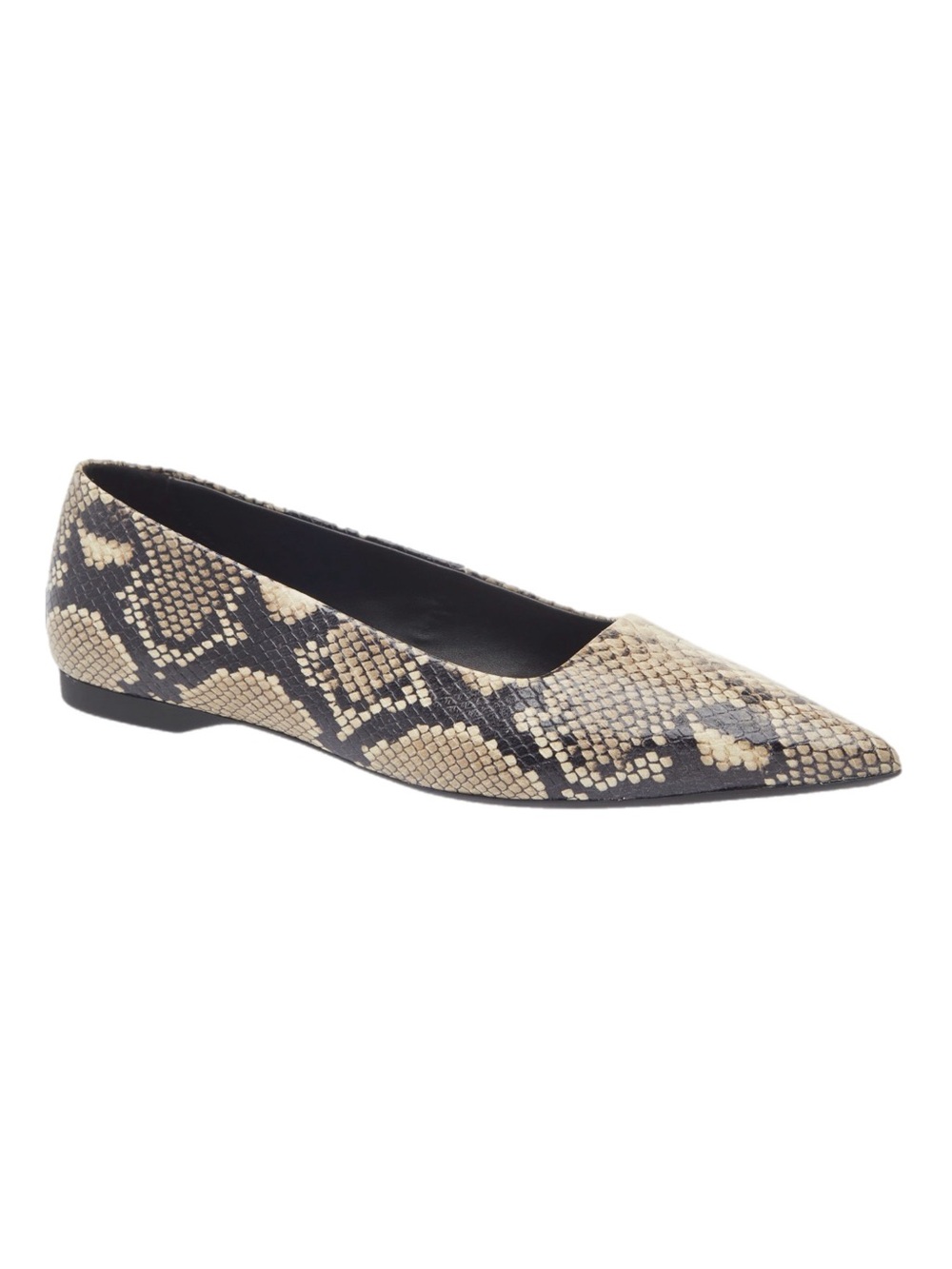 Vagabond Shoemakers
Hermine Snakeskin Leather Flat Pointed Toe NEW EU 38 US 8